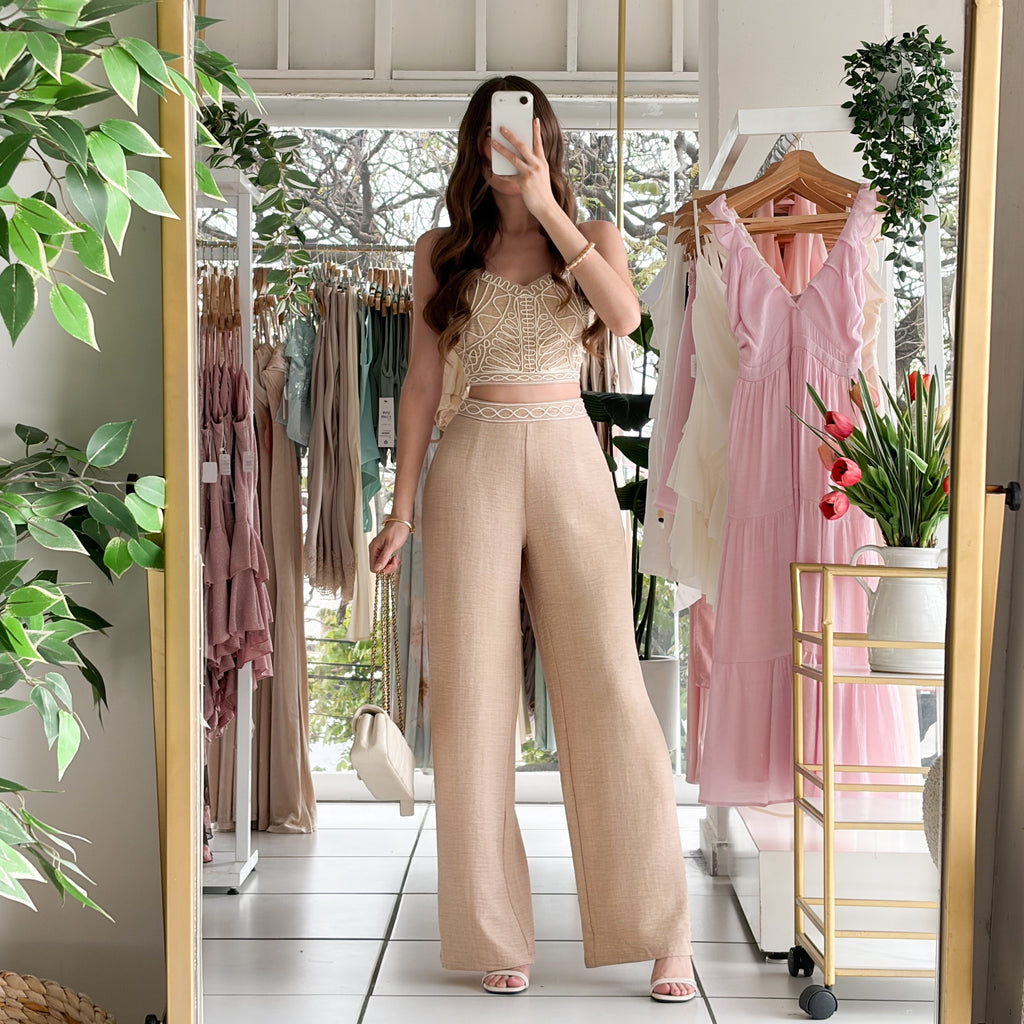 Set pantalón top figuras