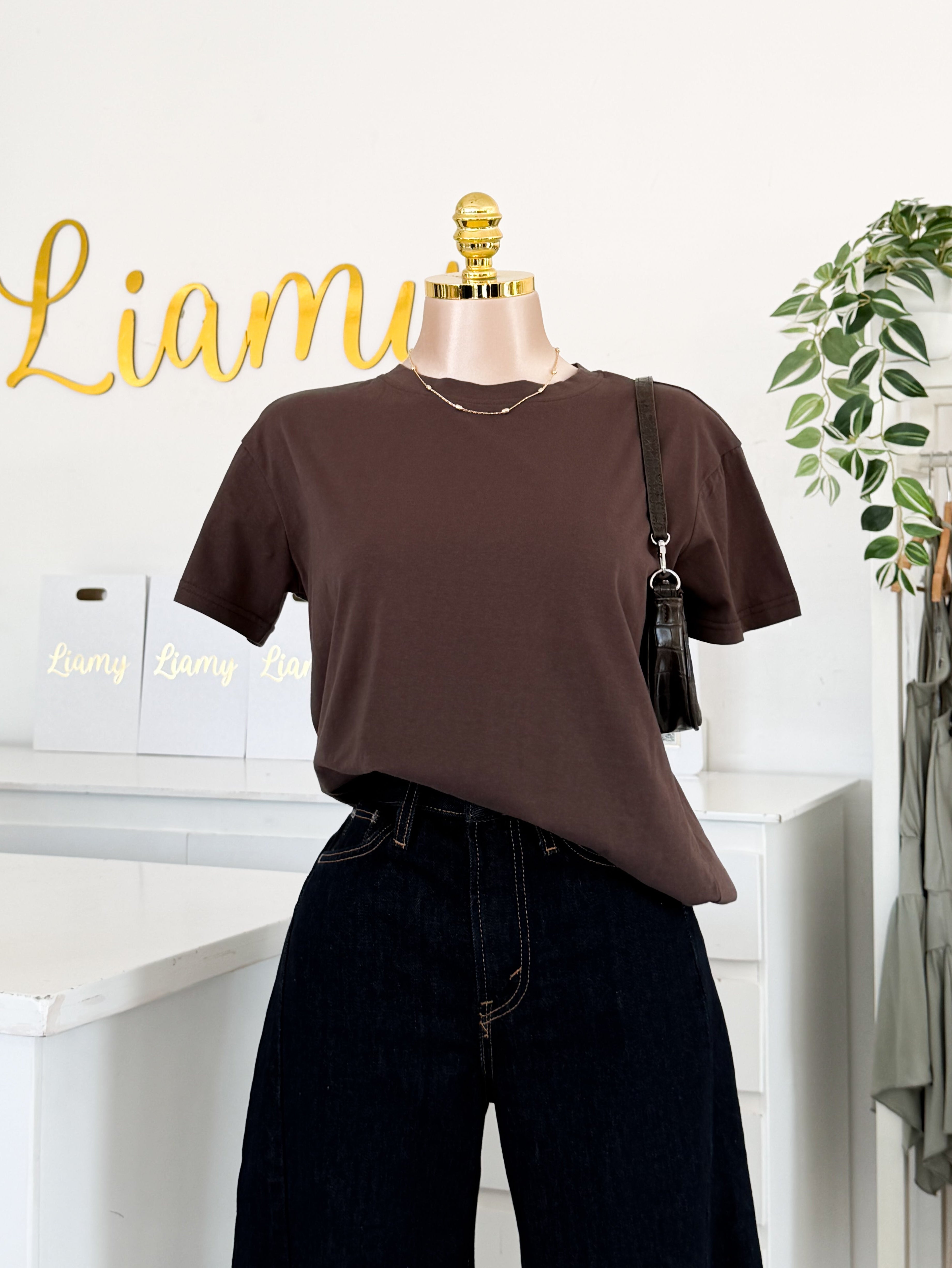 Blusa básica oversize
