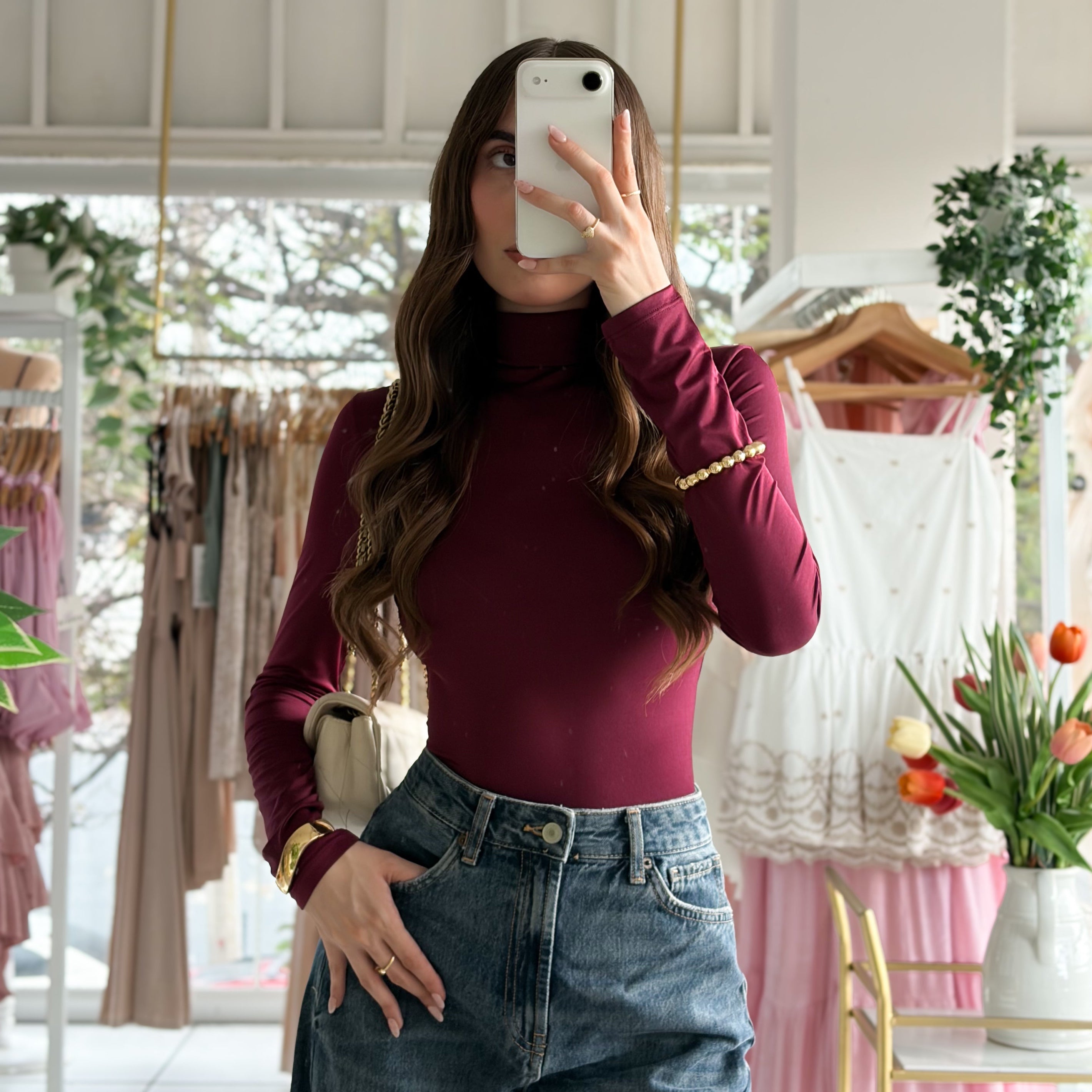 Blusa cuello tortuga