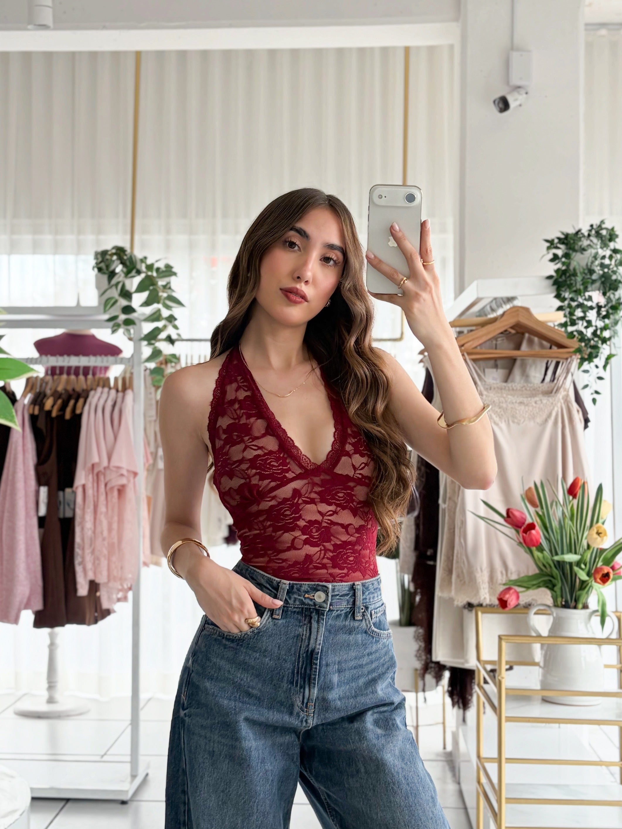 Blusa forro encaje