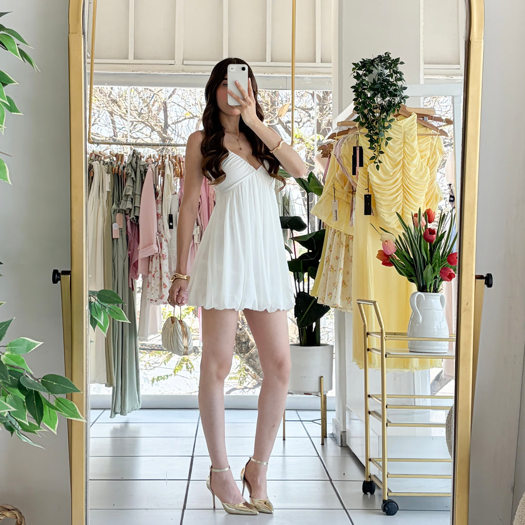 Vestido globo mesh