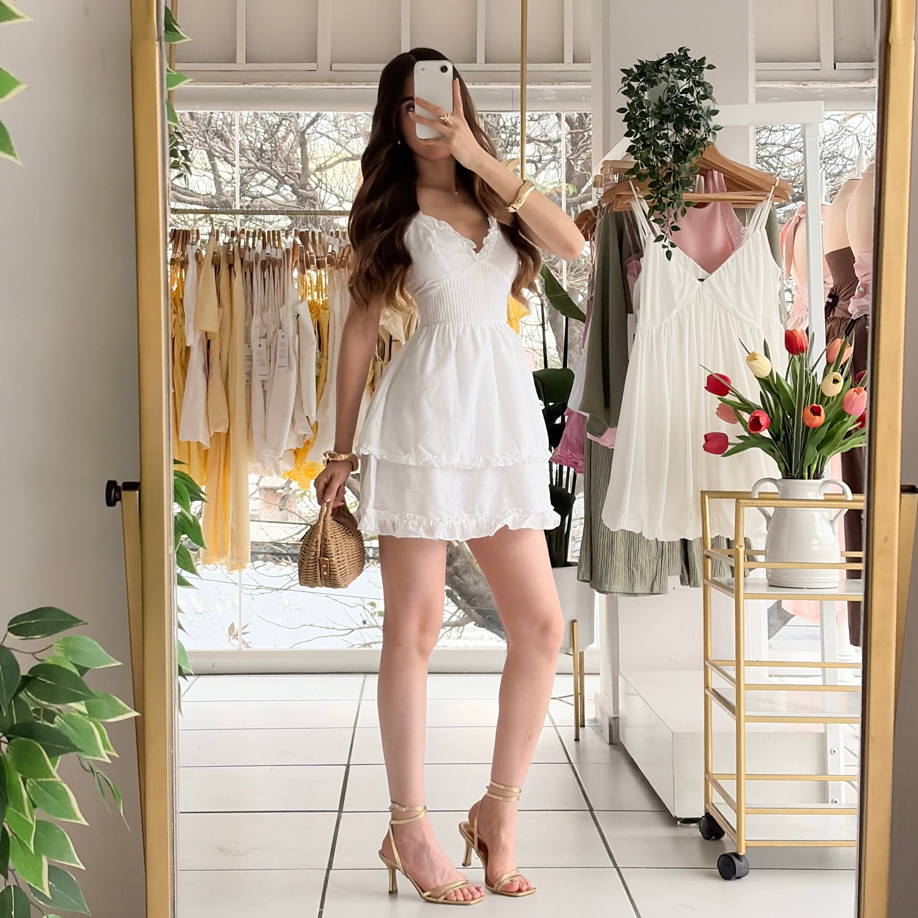 Vestido campesino tirantes