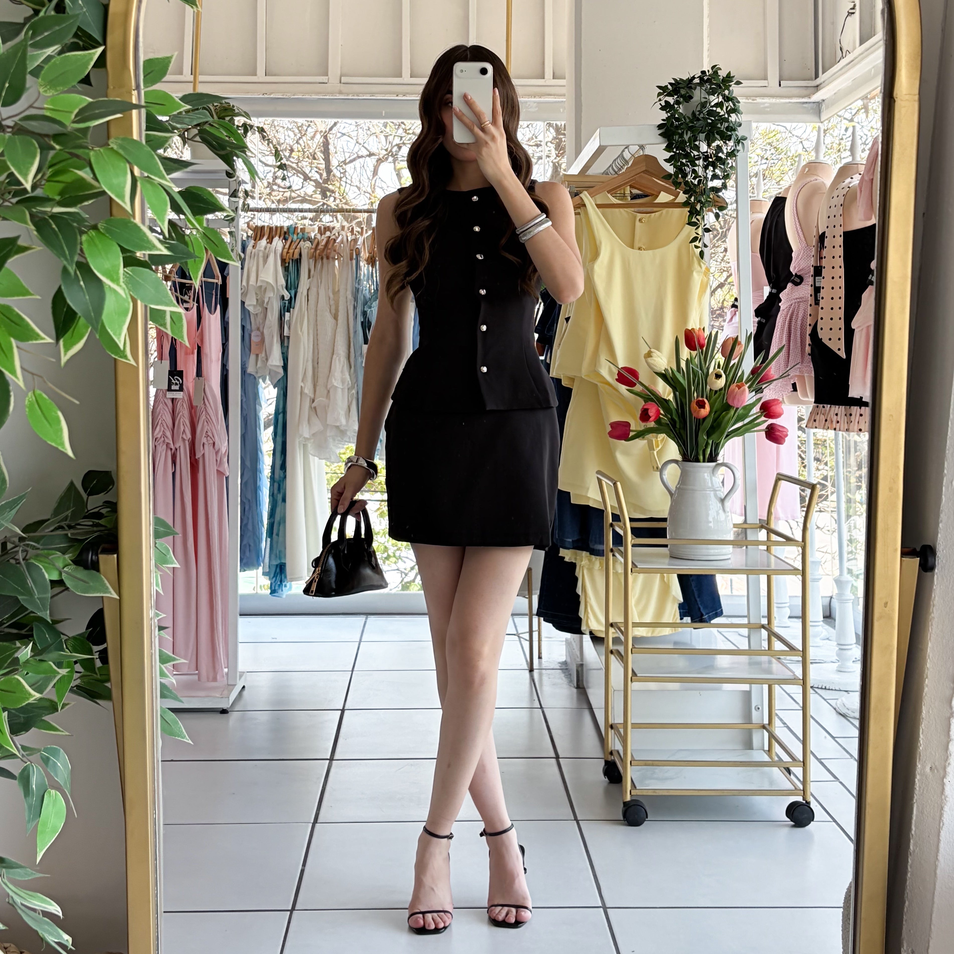 Vestido simulación set