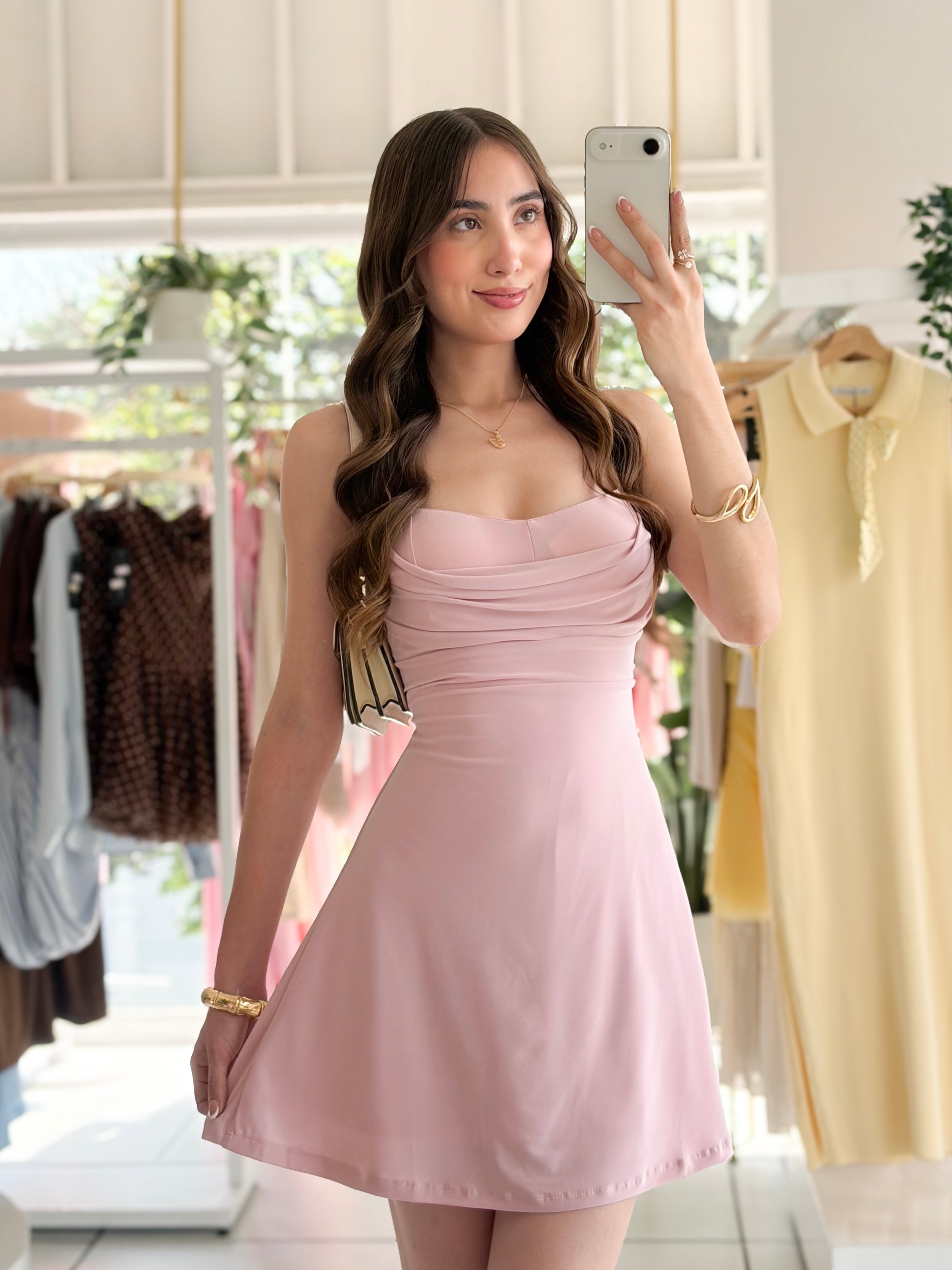 Vestido copas vuelo