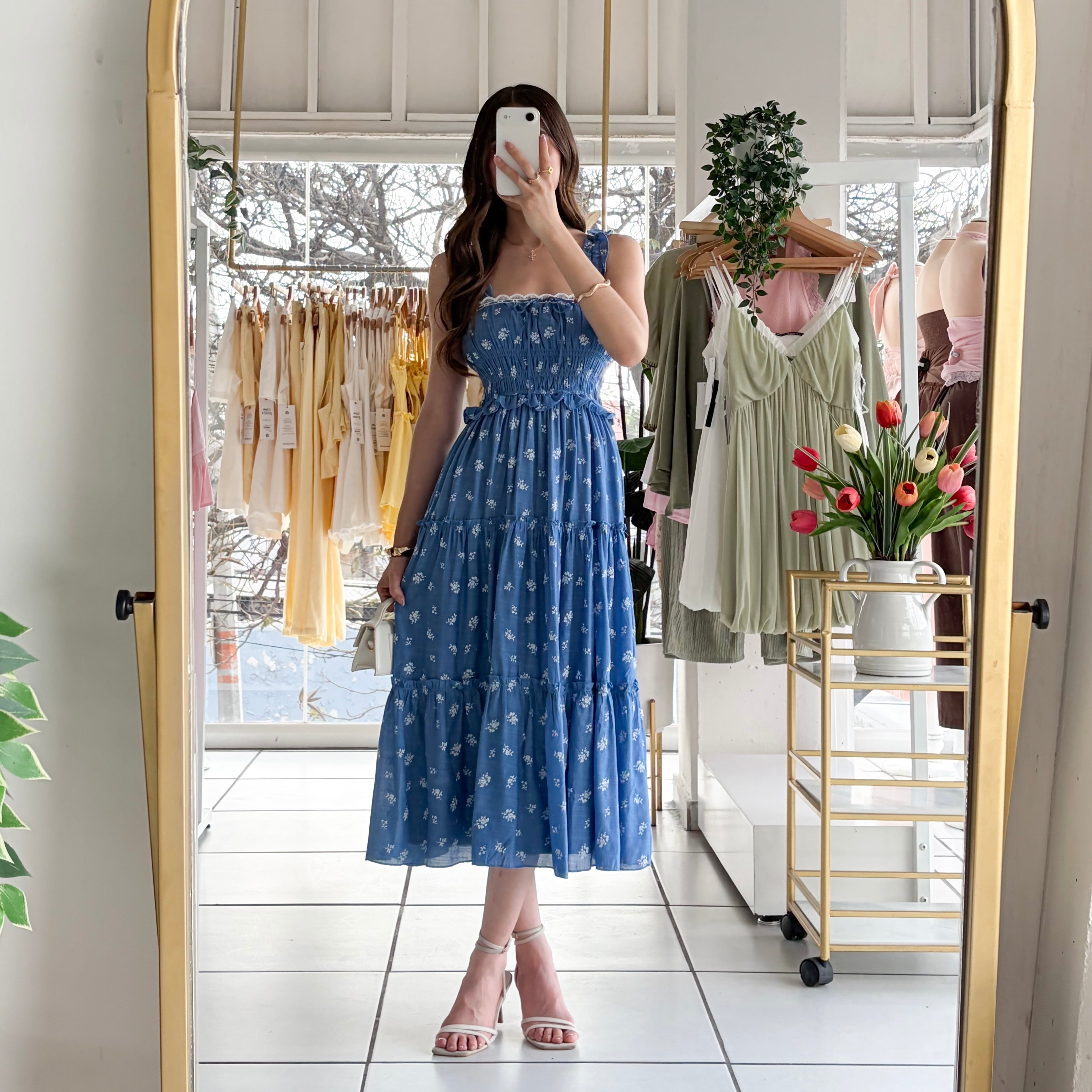 Vestido Olanes azul