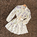 Vestido camisero flores