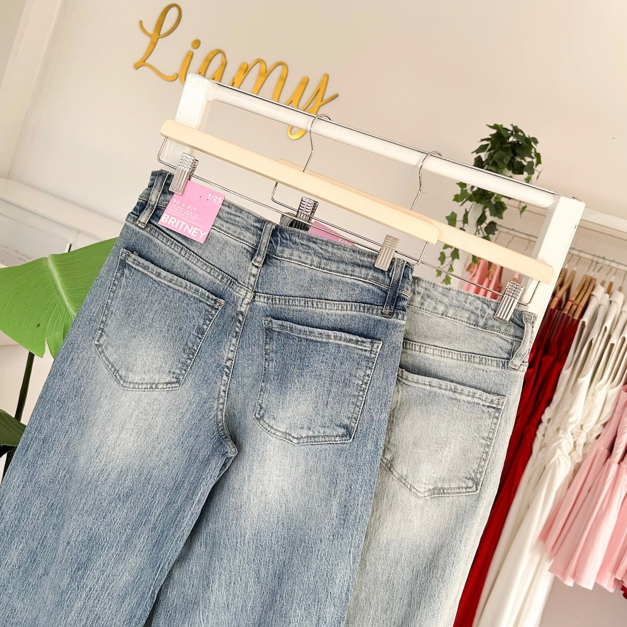 Pantalón mezclilla low rise