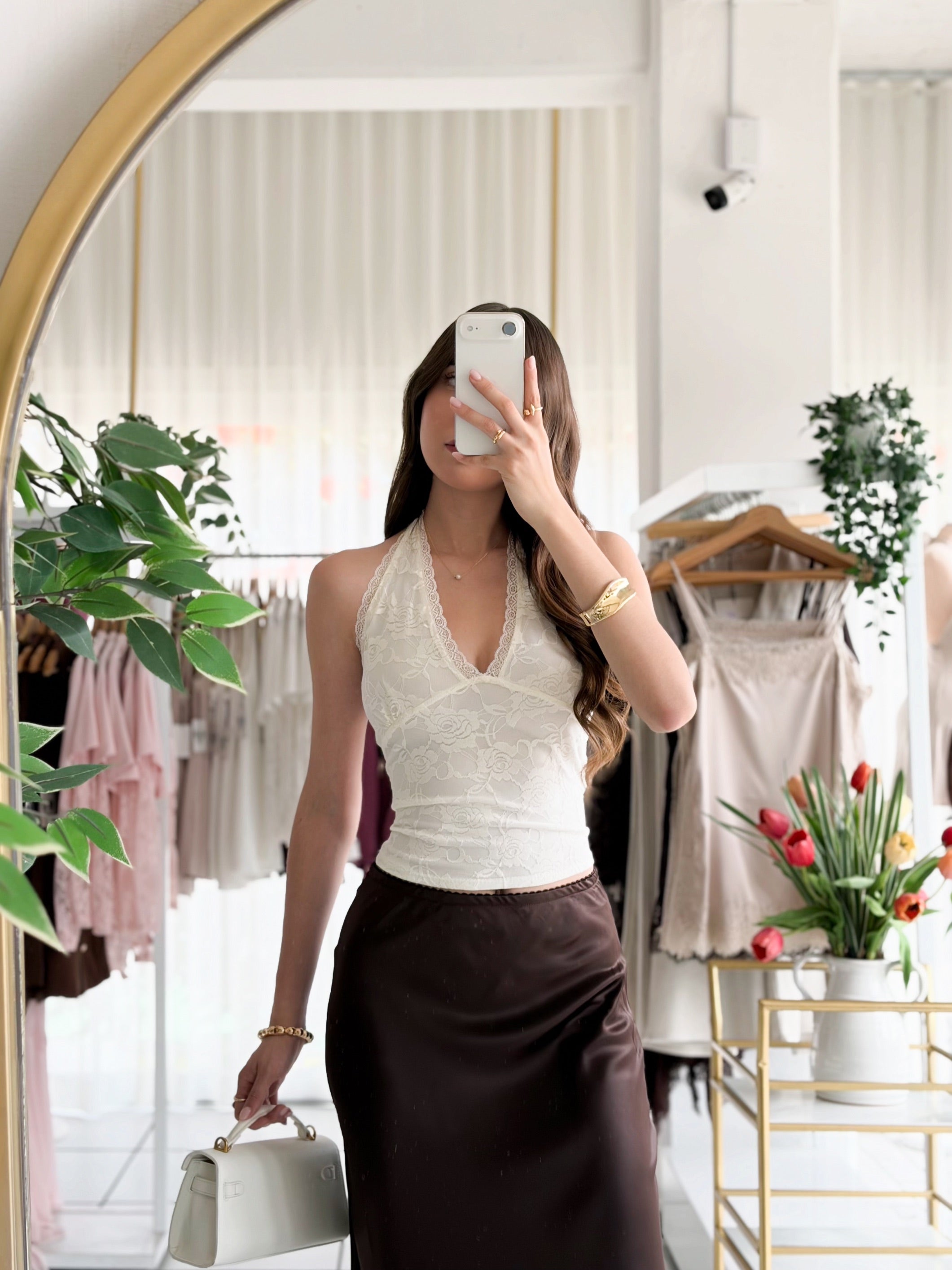 Blusa forro encaje