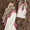 Set corrugado halter