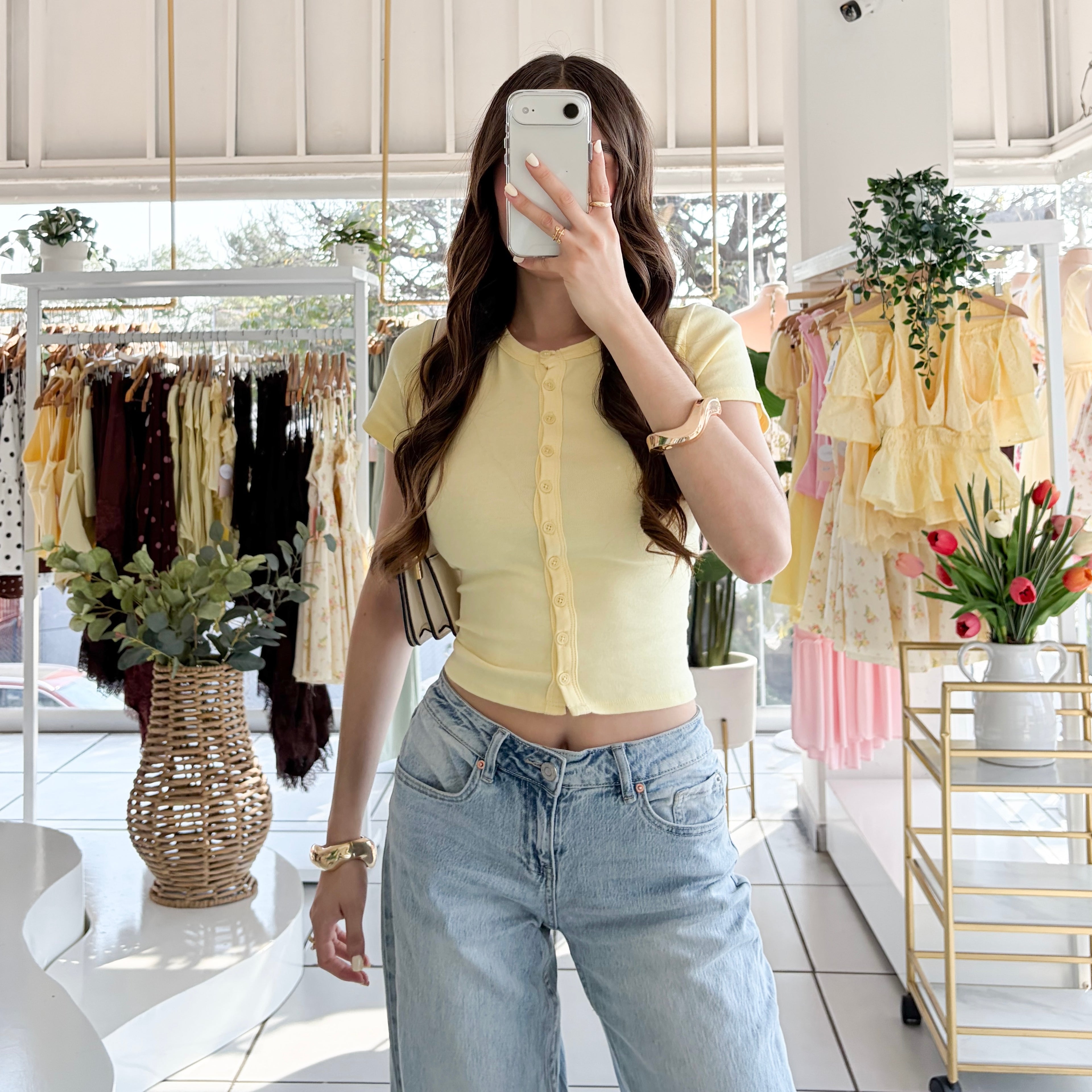 Blusa básica botones