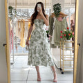 Vestido estampado selva