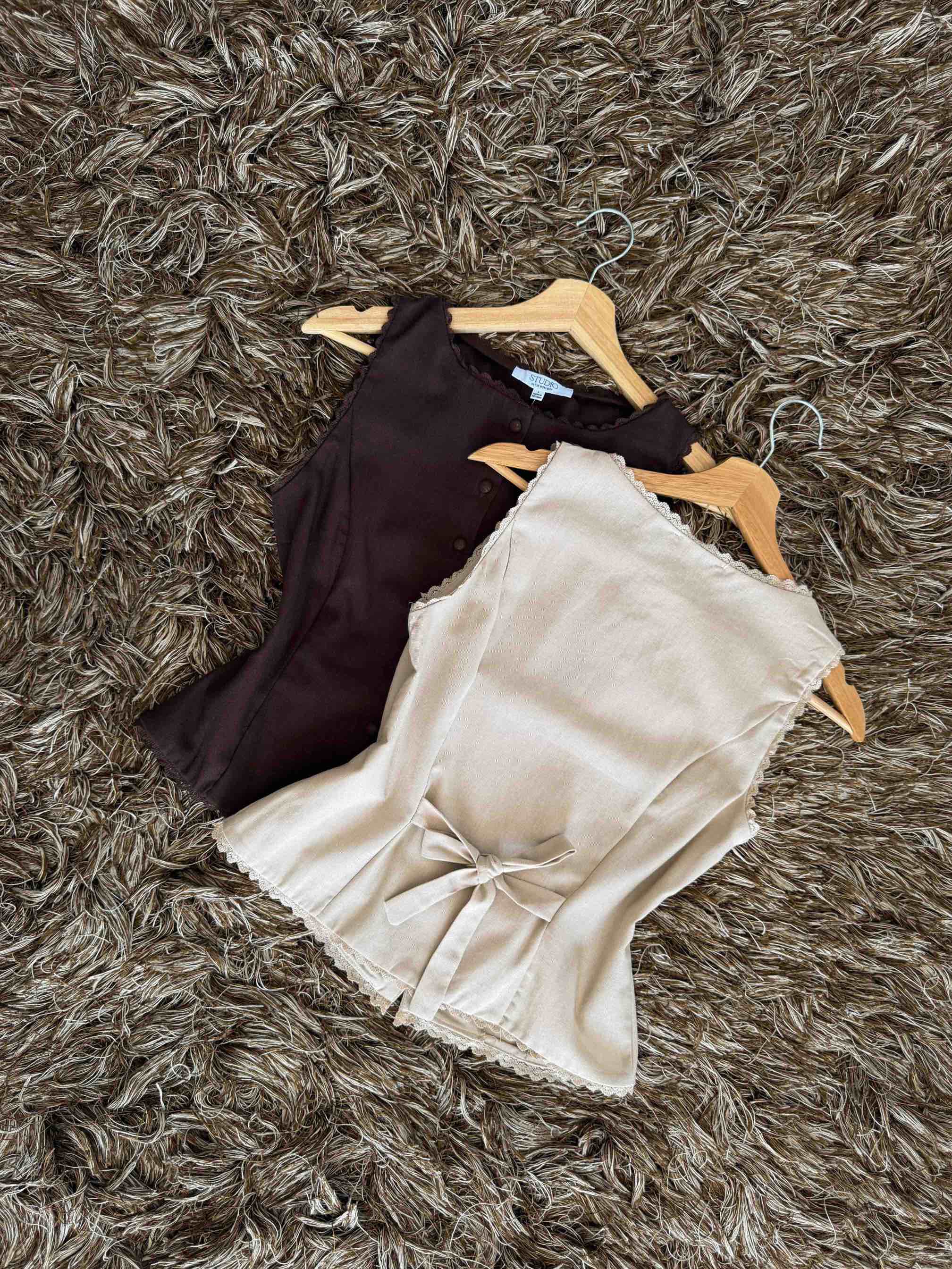 Blusa botones lino