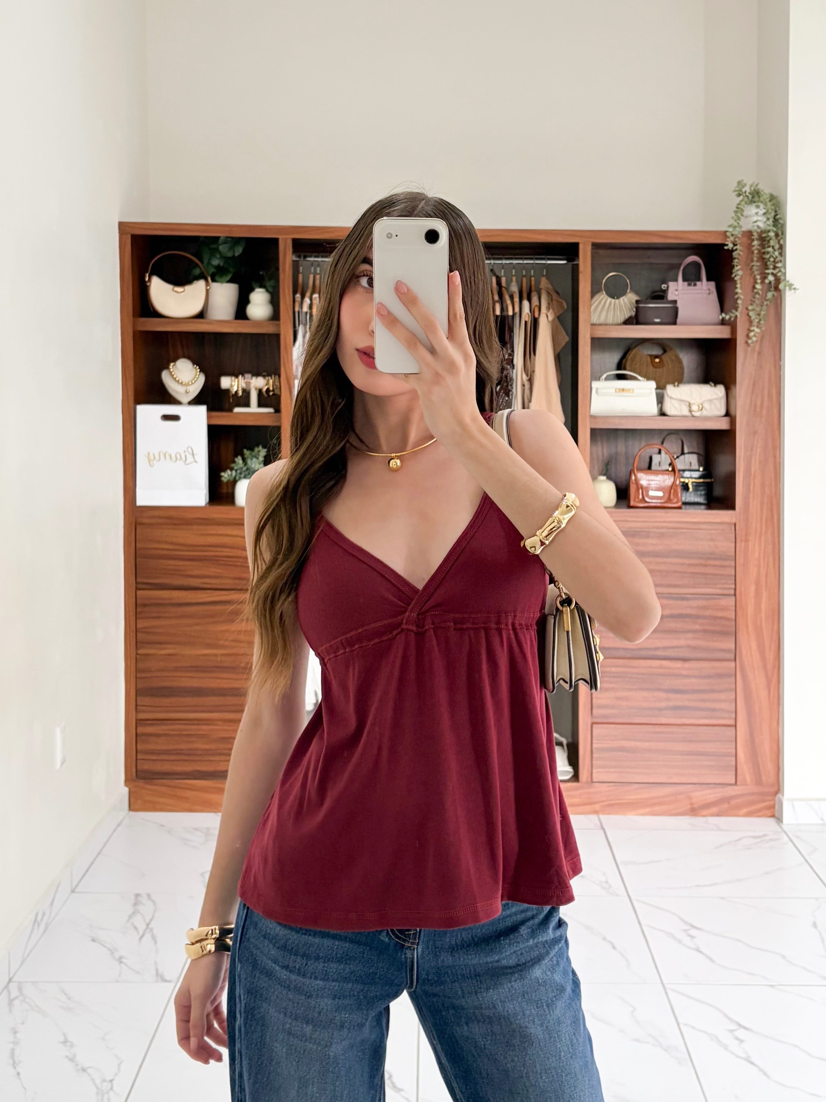 Blusa pecho vuelo