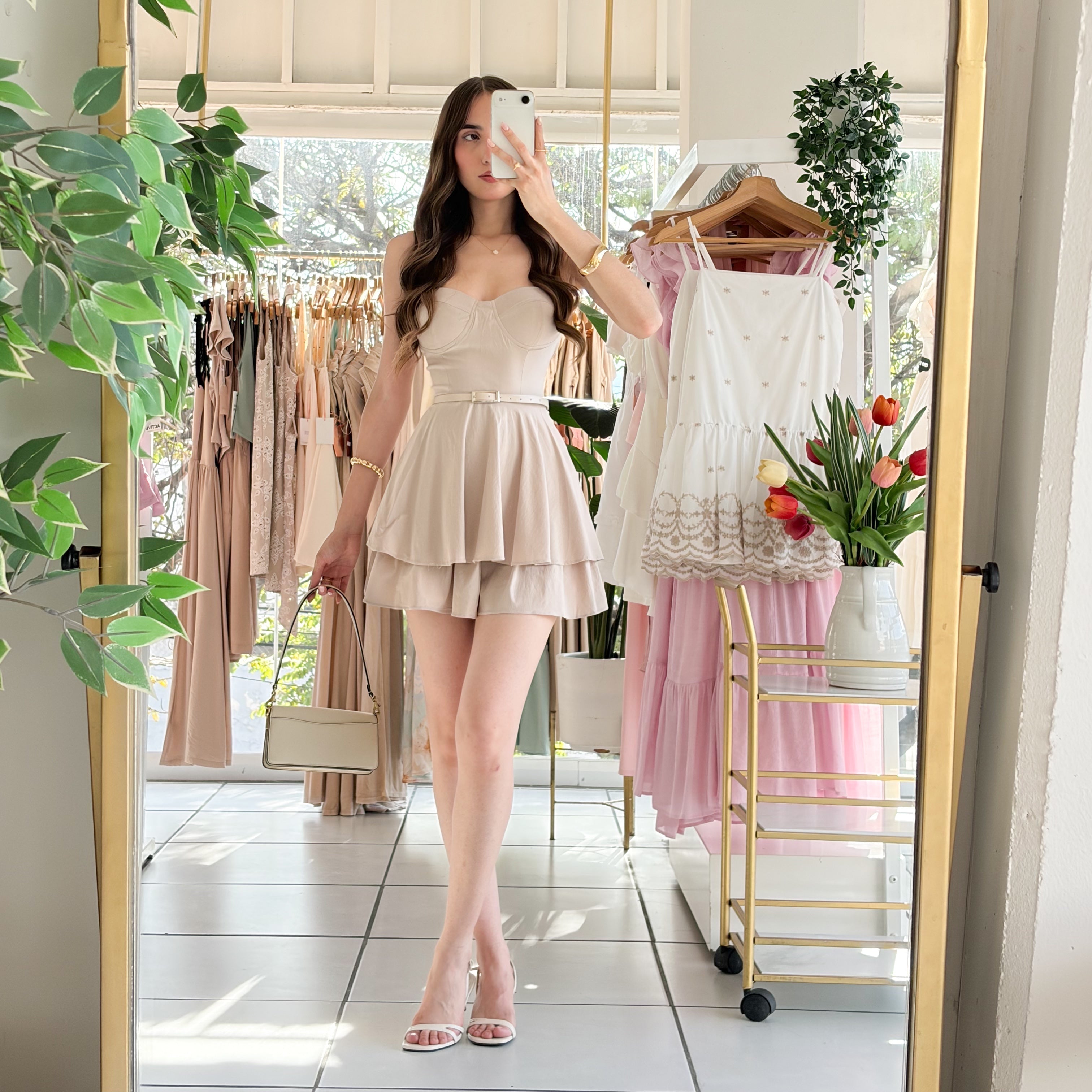 Vestido short Olán