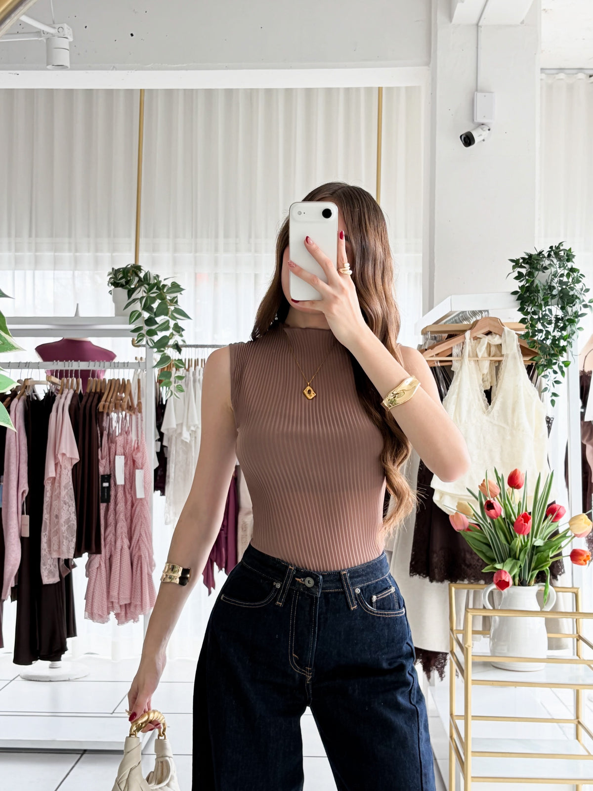 Blusa plisada