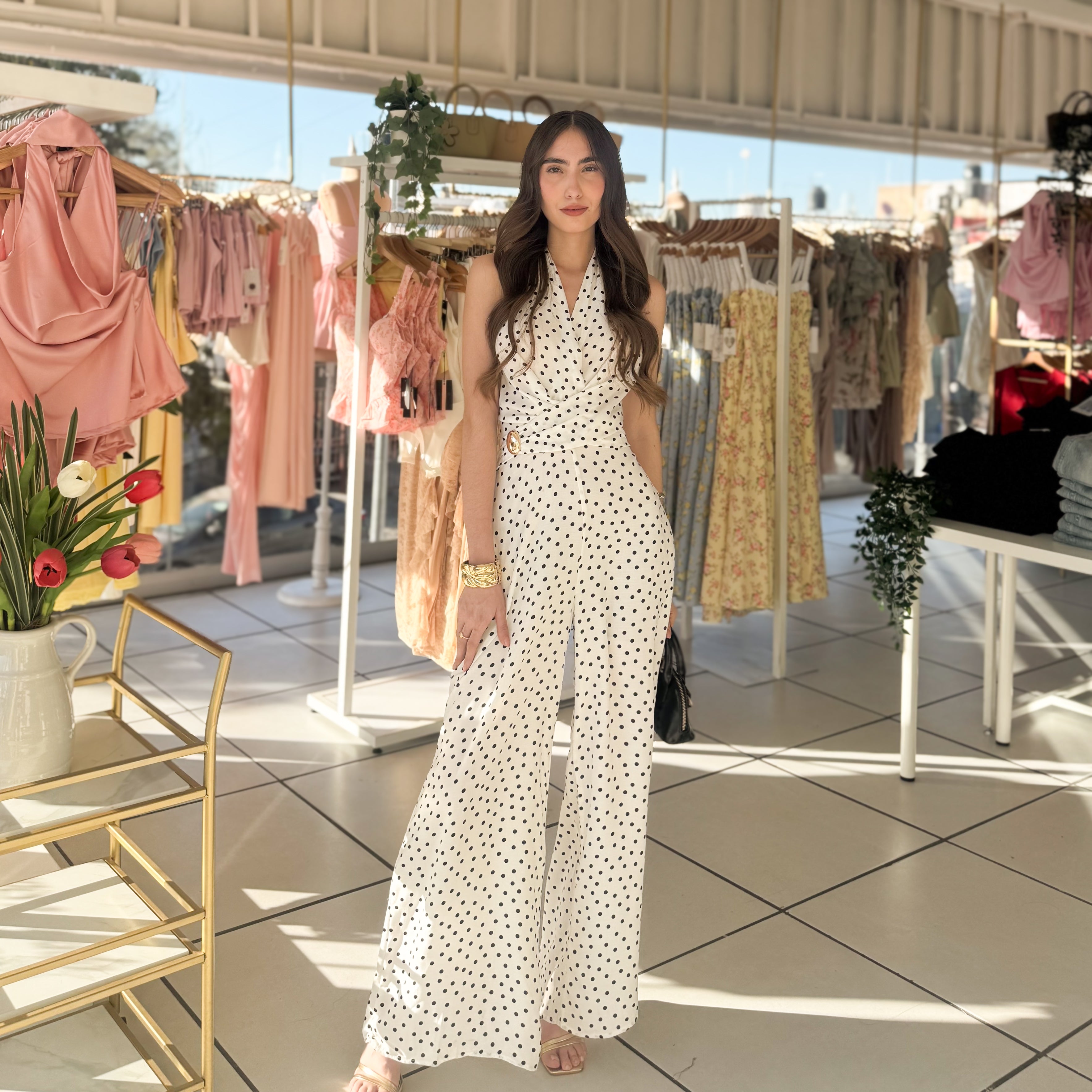 Palazzo puntos halter