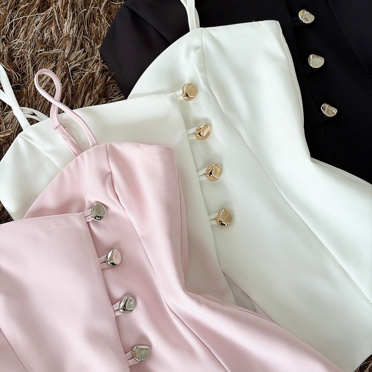 Blusa tirantes botones