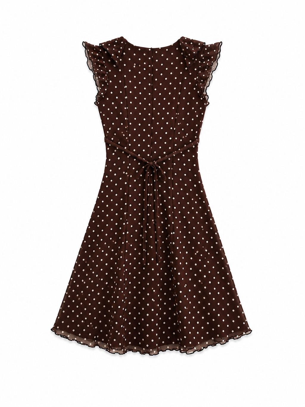 Vestido lunares Olán pecho