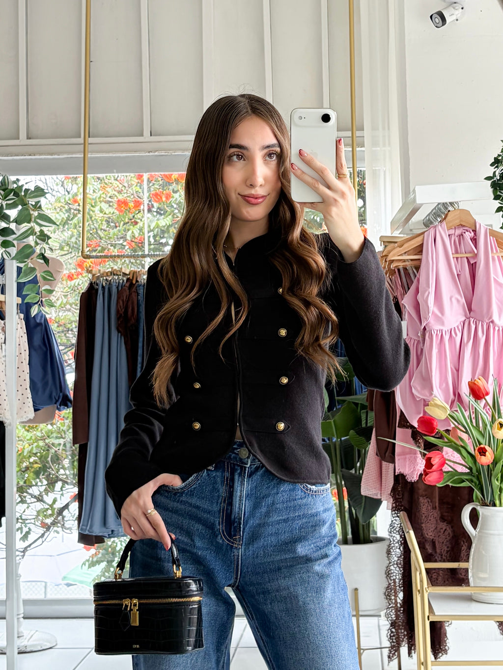 Blusa manga larga Napoleón