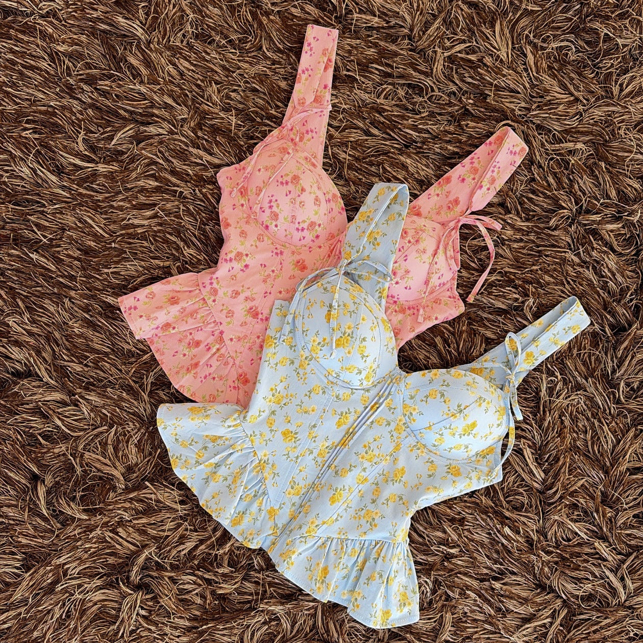 Blusa floreada copas