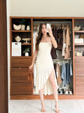 Vestido pliegues