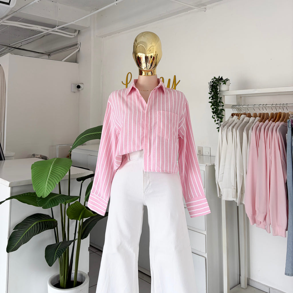 Camisa rayas botones