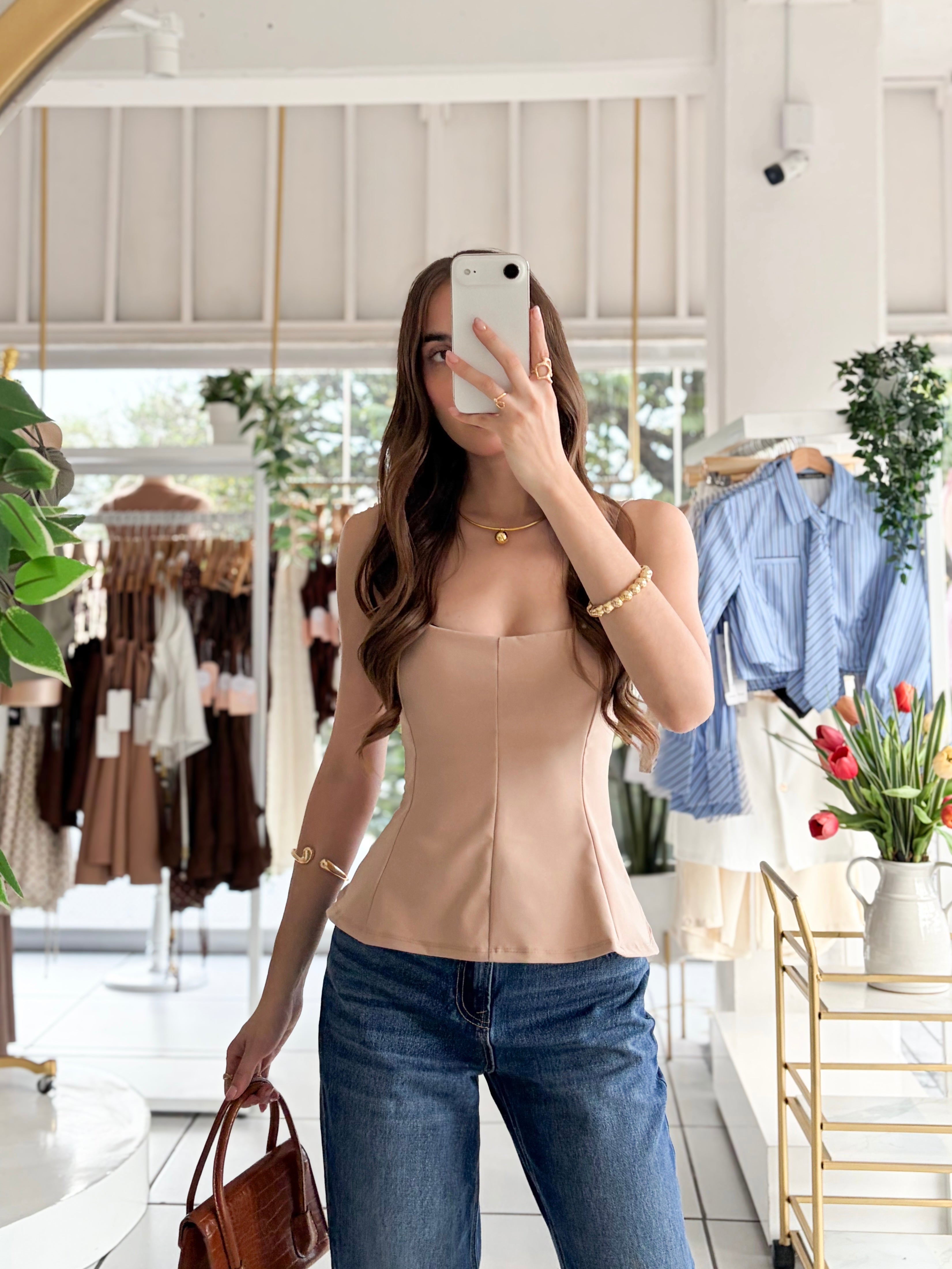 Blusa tirantes vuelo