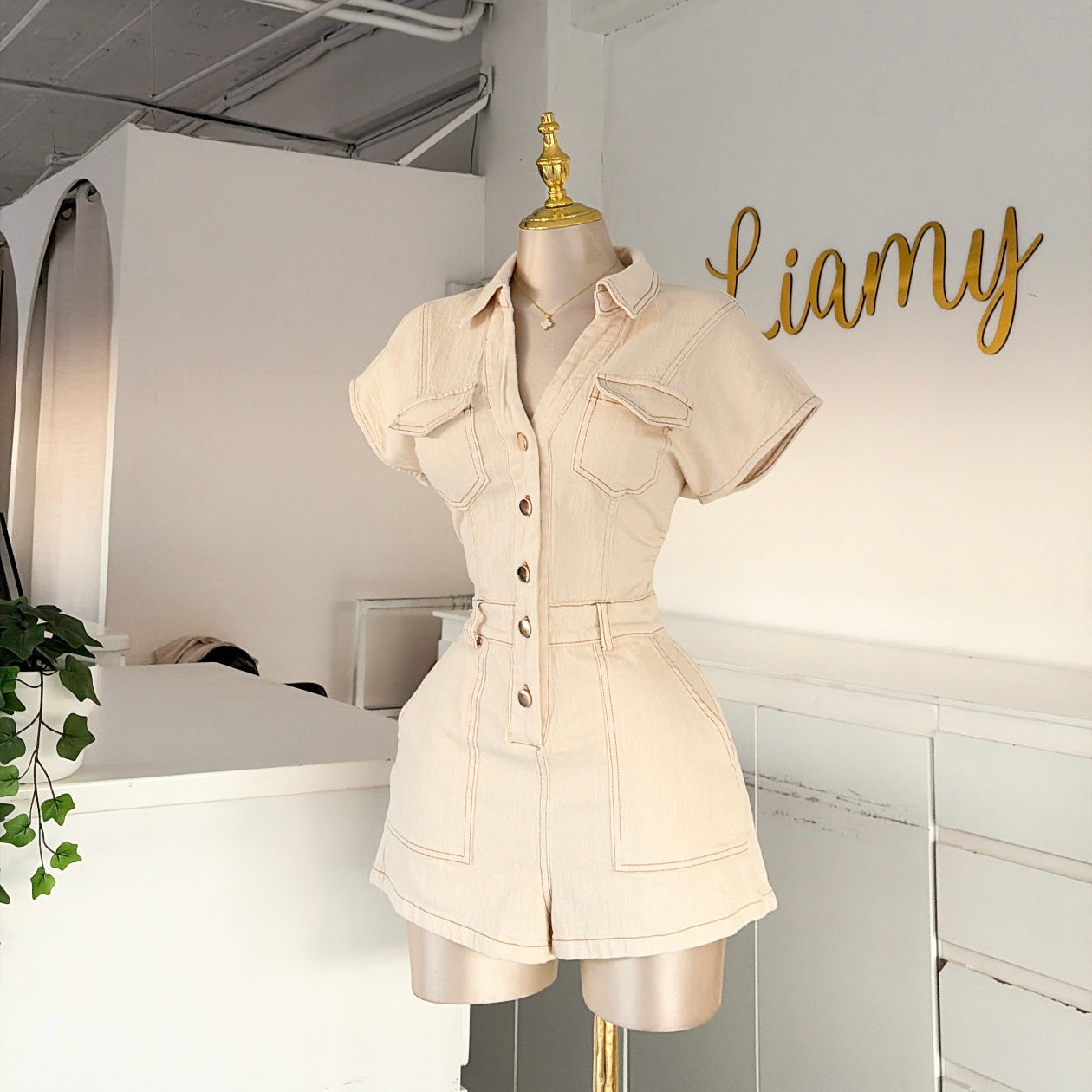 Jumper Demin Botones