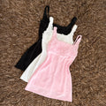Vestido flores pecho mesh