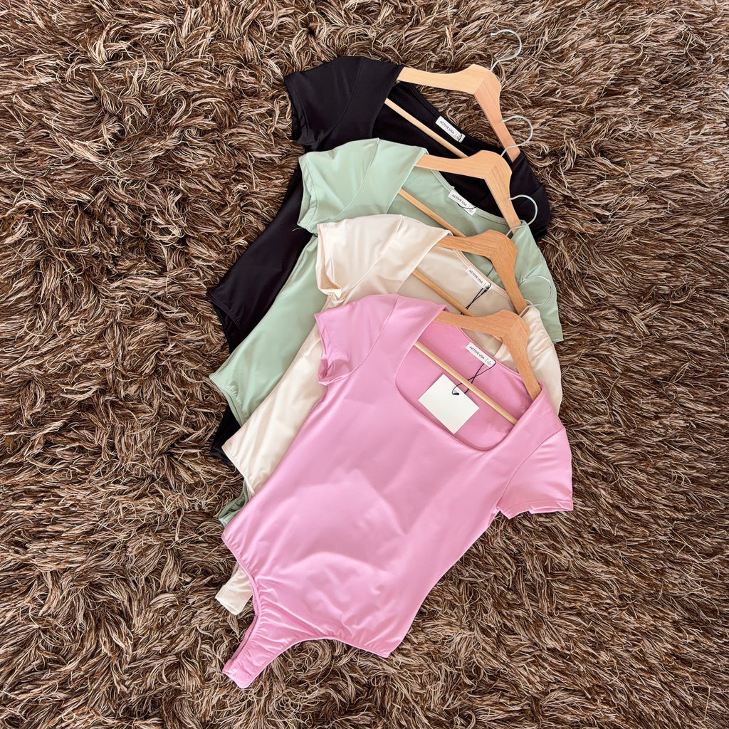 Pantiblusa manga escote cuadrado