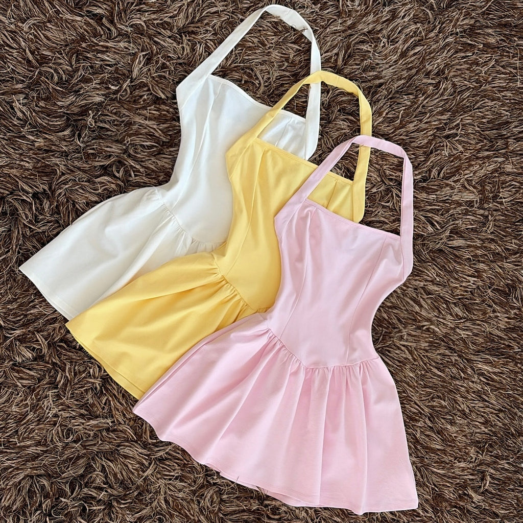 Vestido cuello Halter