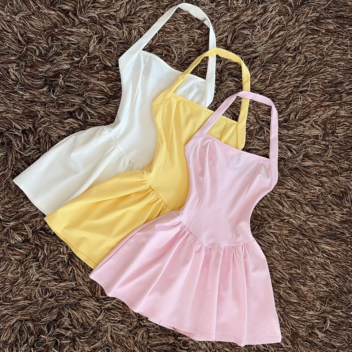 Vestido cuello Halter