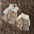 Set short tejido