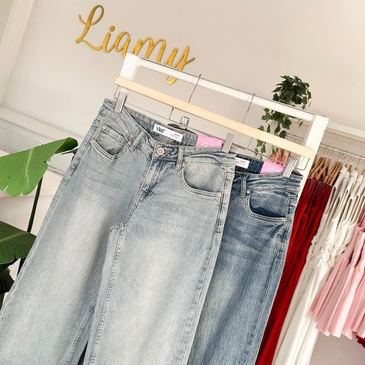 Pantalón mezclilla low rise