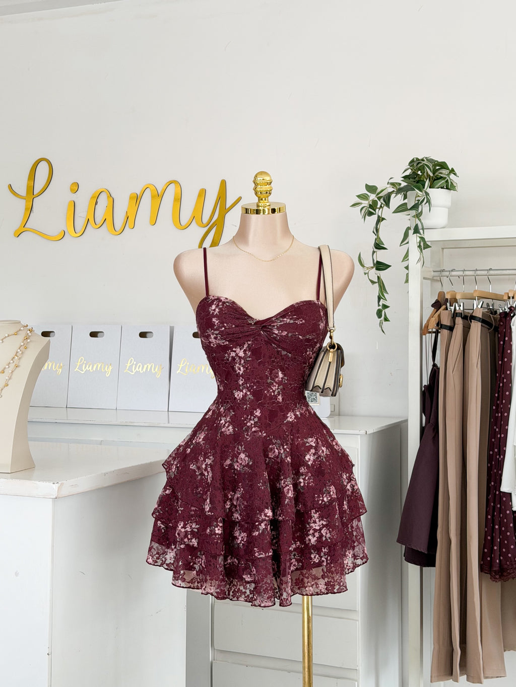 Vestido flores olanes