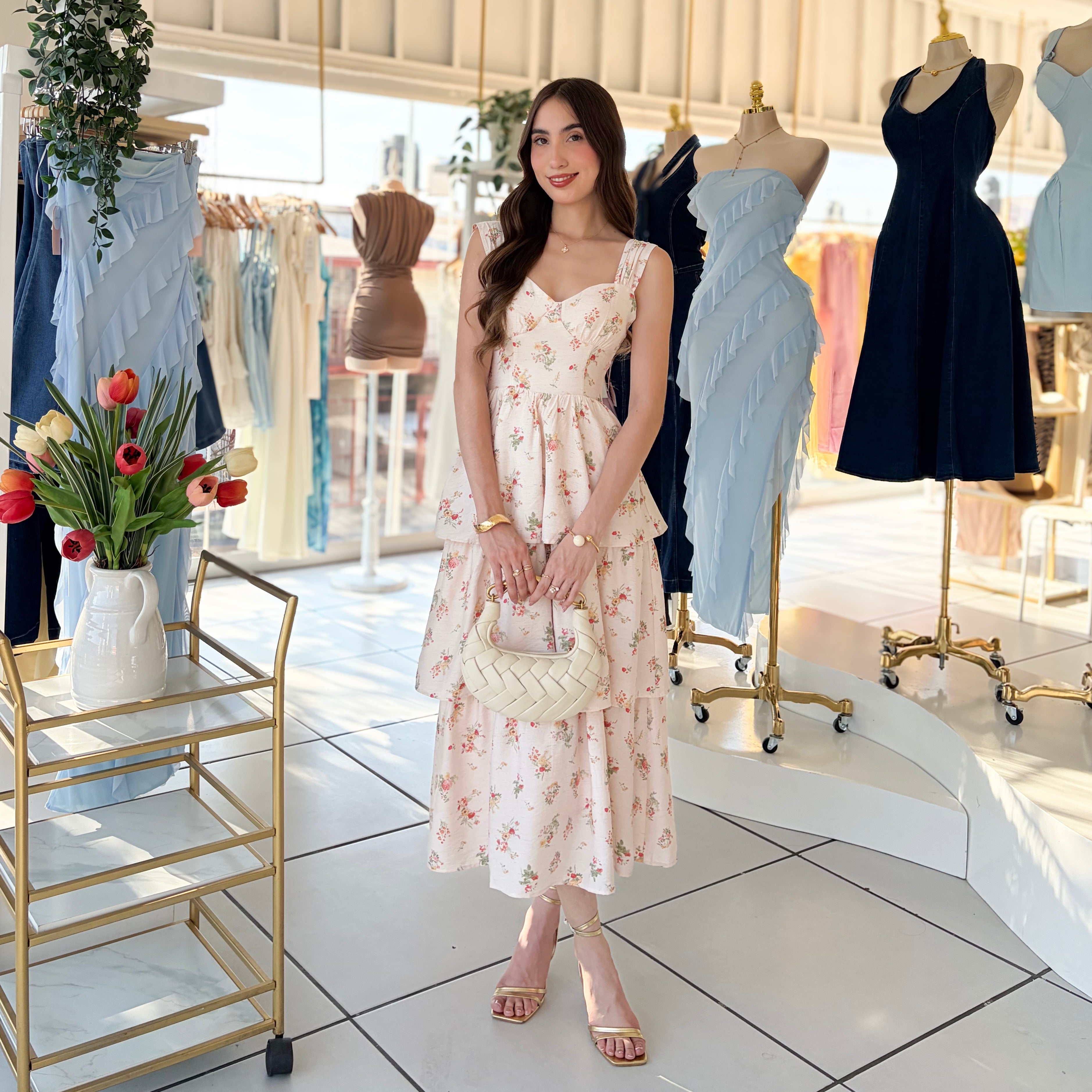 Vestido flores Olanes