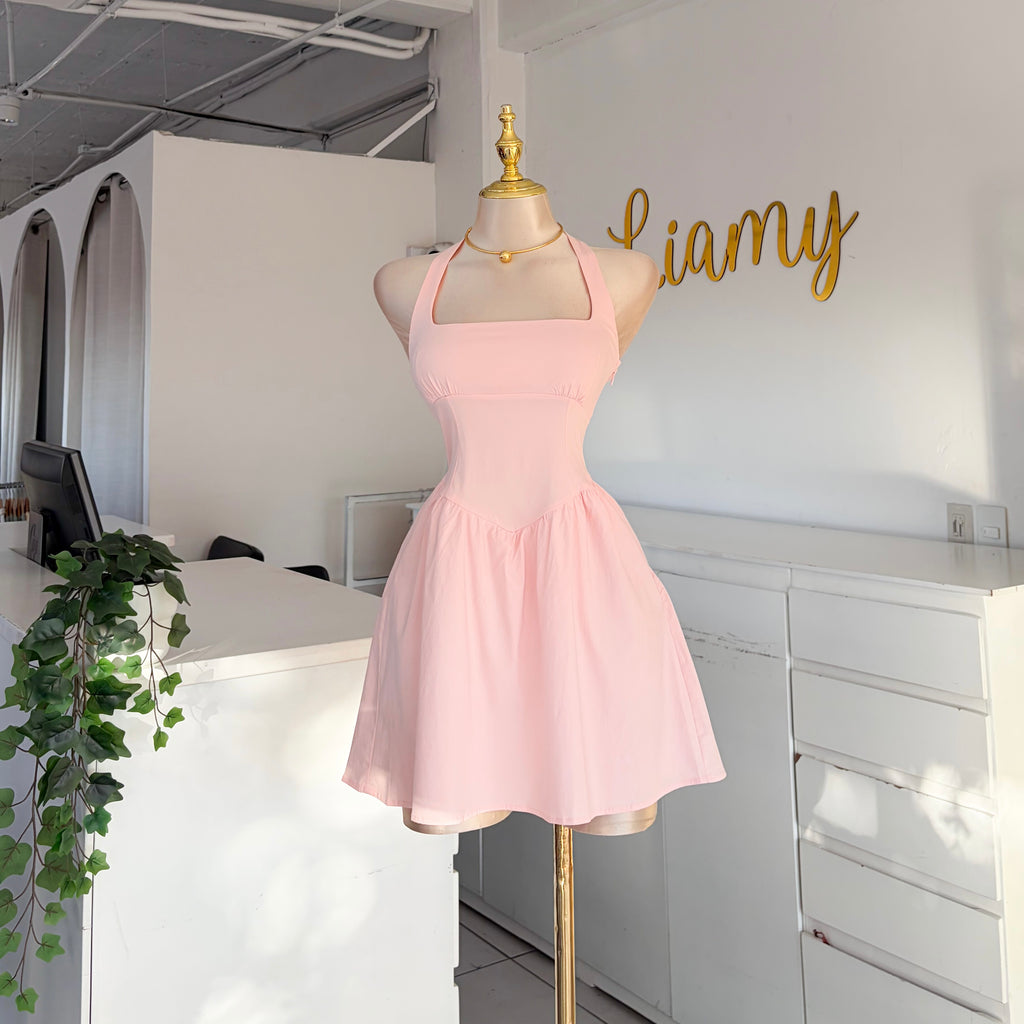Vestido resaque liso