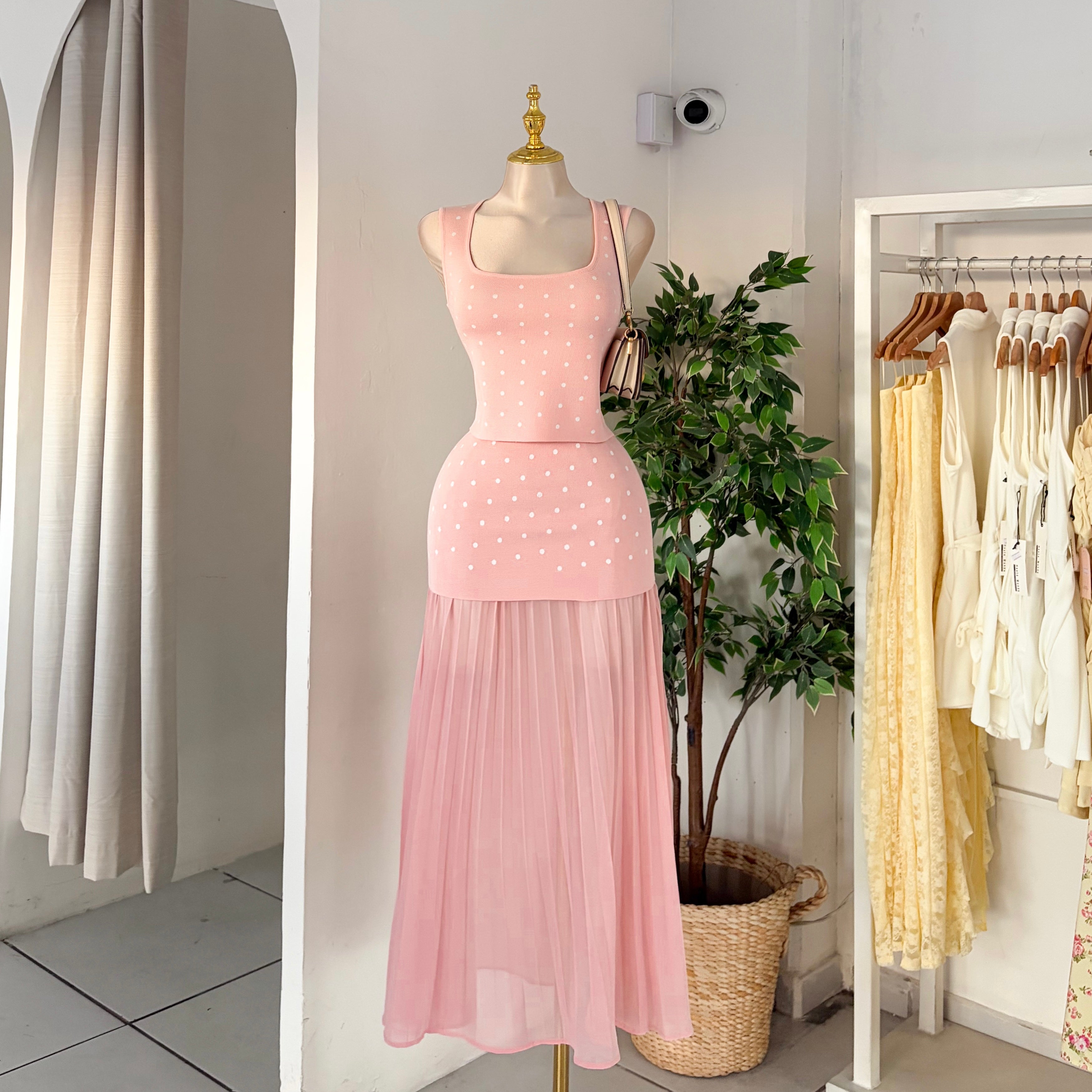 Set boleado falda