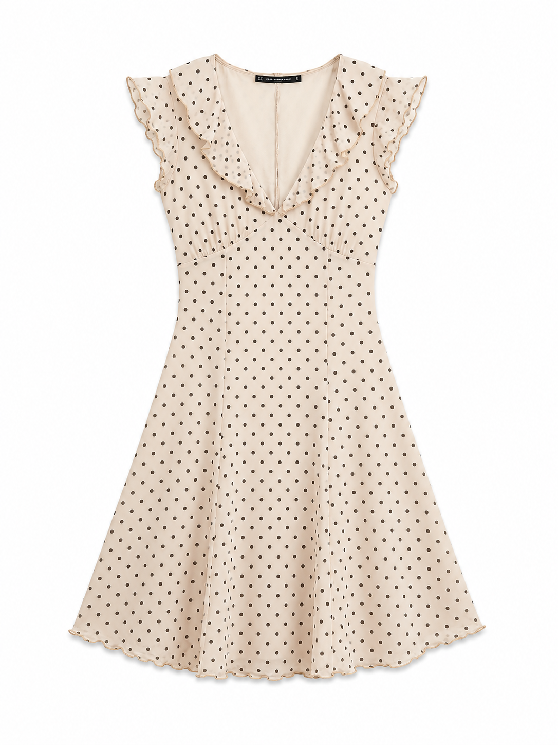 Vestido lunares Olán pecho