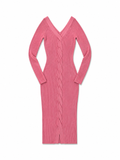 Vestido cuello V canel