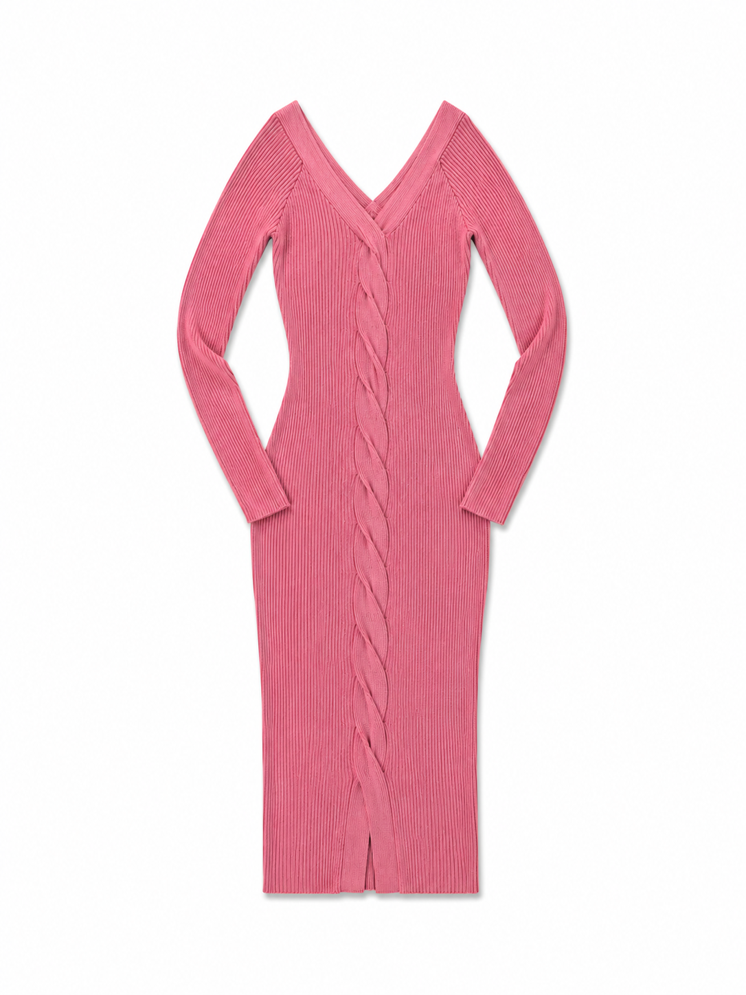 Vestido cuello V canel