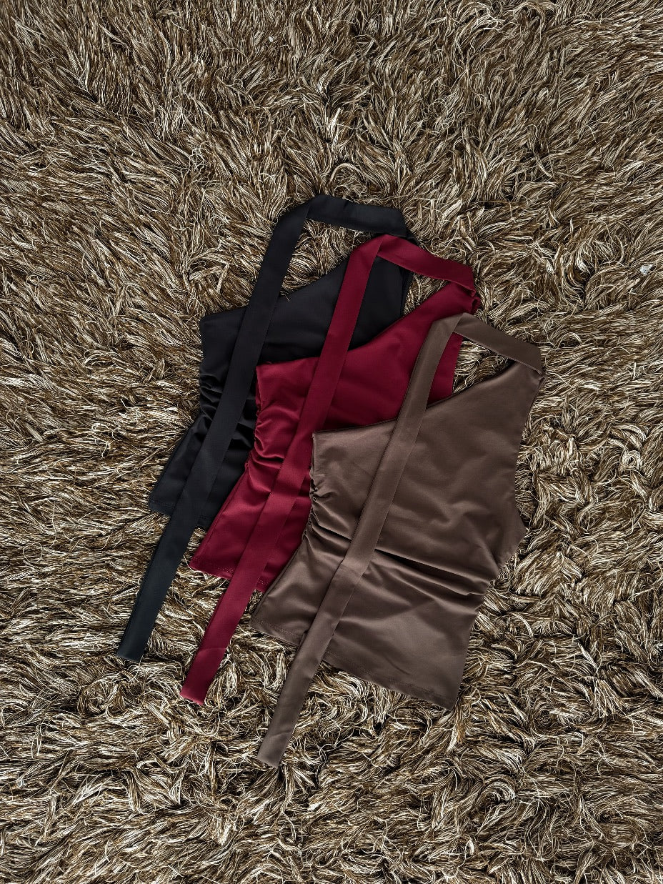 Blusa tira cuello
