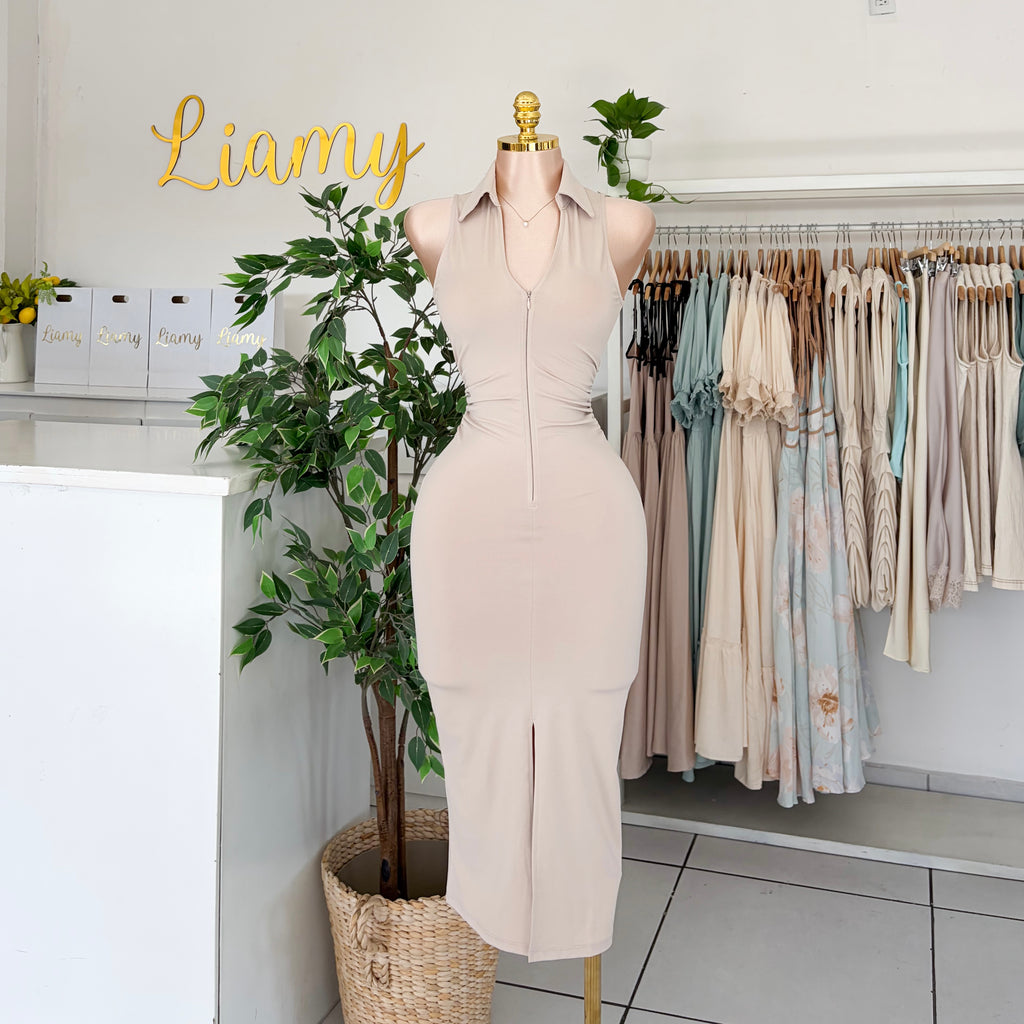 Vestido cuellito Cierre