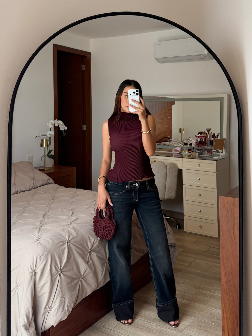 Blusa plisada