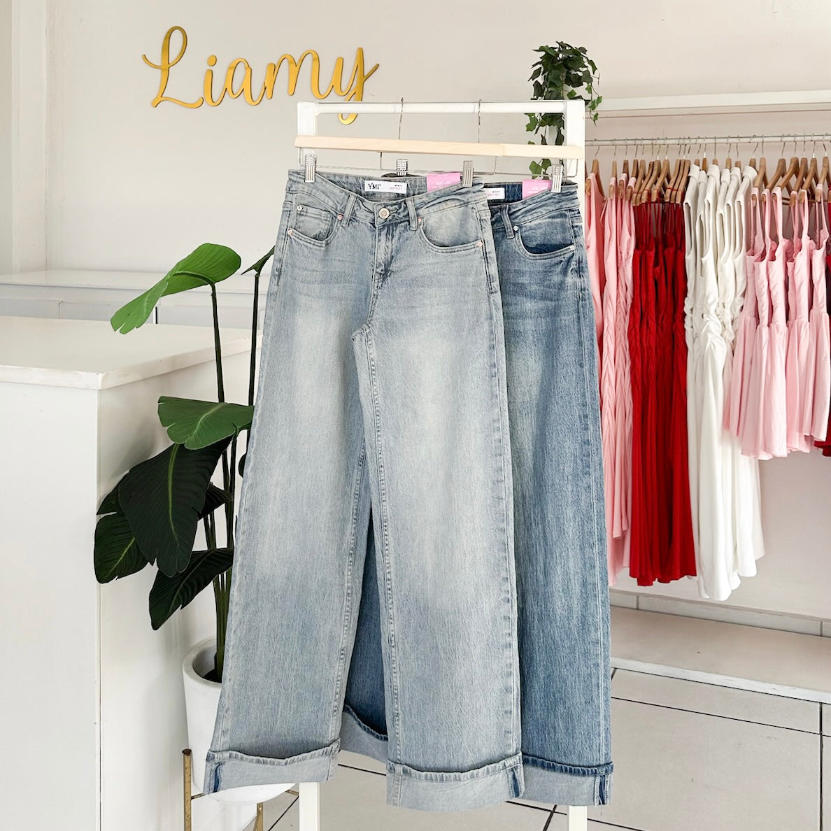 Pantalón mezclilla low rise