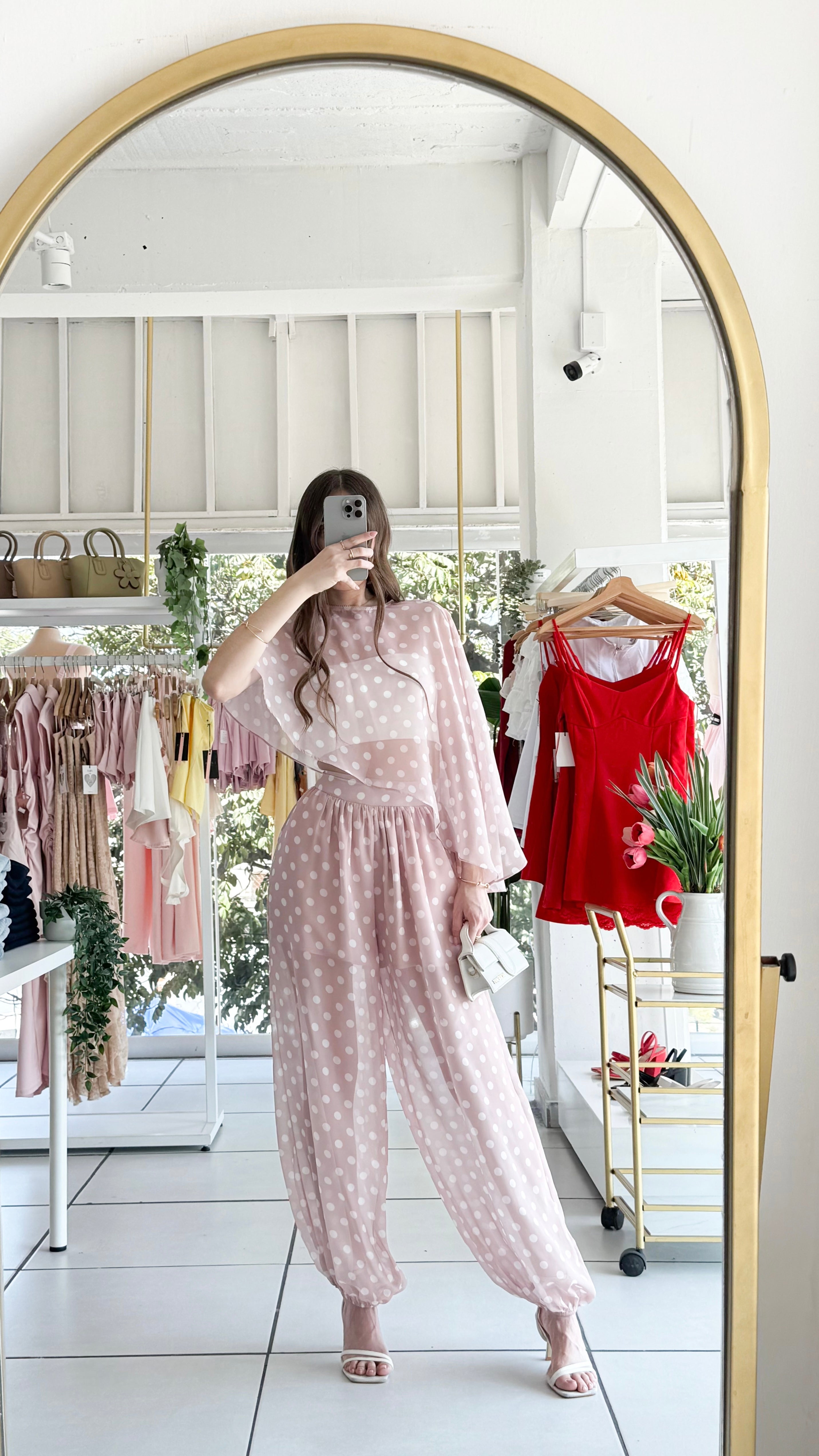 Set boleado blusa vuelo