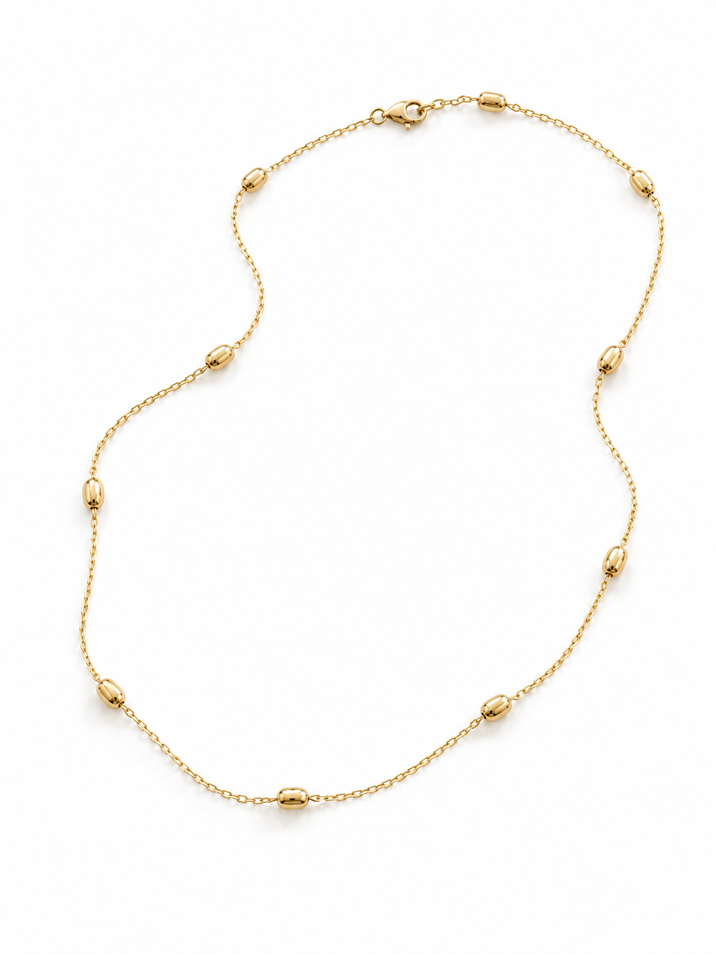 Cadena óvalos ORO LAMINADO