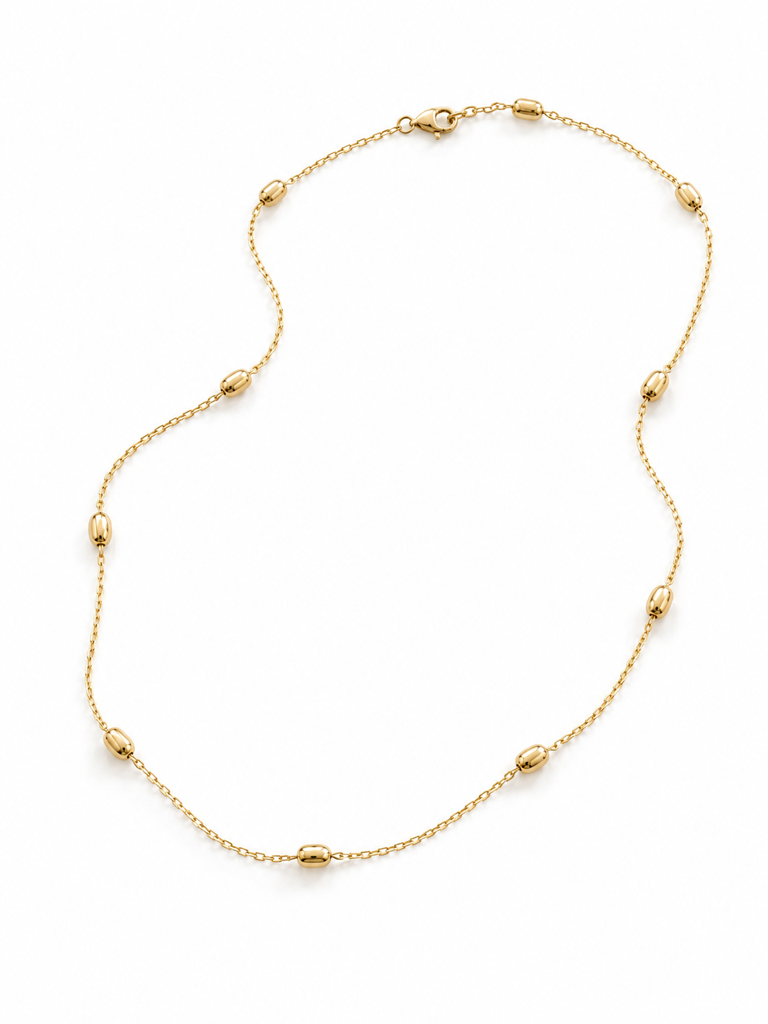 Cadena óvalos ORO LAMINADO