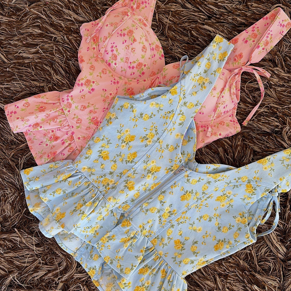 Blusa floreada copas