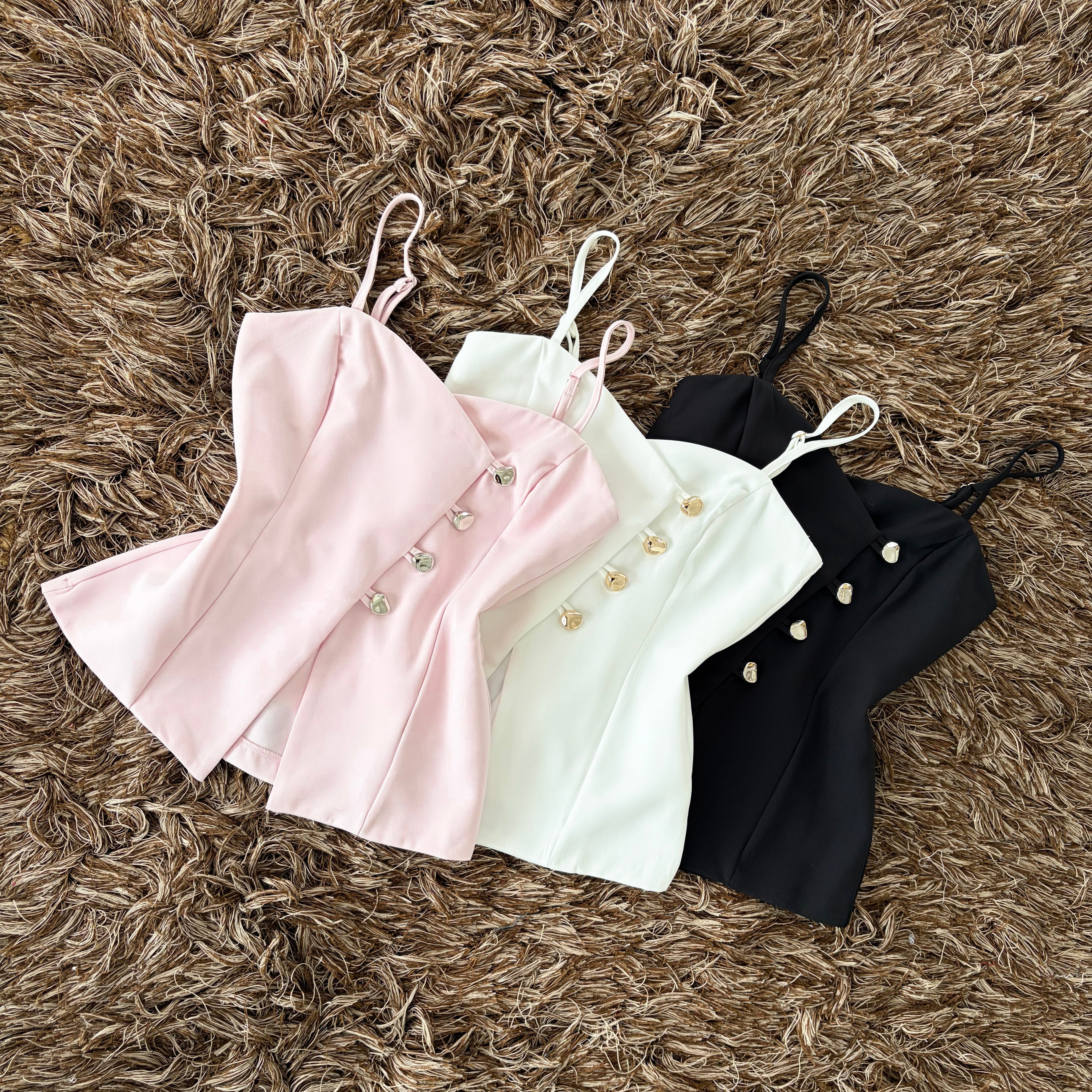 Blusa tirantes botones